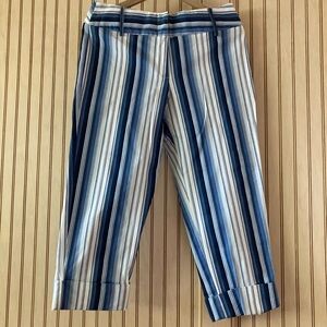 Mixit Striped Cropped Pants